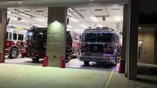 Hicksville F.D. Tower Ladder 931 and Engine 937 Responding to an Electrical Fire!
