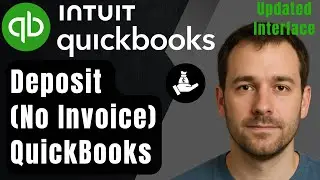 Как внести депозит без счета-фактуры в QuickBooks Online (обучение для начинающих по новому интер...