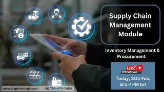 Learn Supply Chain Management Module : Inventory Management & Procurement in Oracle SCM