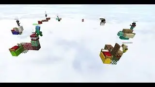epic TNT jump in Hypixel OneBlock Bedwars !!!!