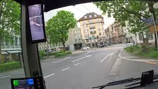 MAN Bus lijeva pa desna krvina Luzern