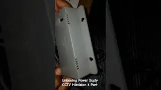Power Supply CCTV 4 Port Hikvisiin ! #trending #cctv #viral  #windows #smartphone #fiberoptics