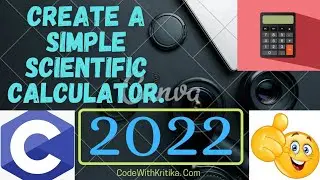 How to Make a Simple Scientific Calculator In C ||Calculator Project In C Language|| Vs Code!