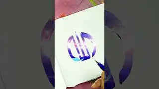 💗 Allah 💗 name magical calligraphy 🌱 tutorial #art #shorts #magic #tutorial #trending #arabic