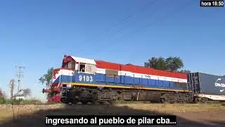 LA LOCOMOTORA EMD-GT22CW Nº9103 DE (NCA) RENEGANDO UN POCO
