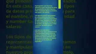 Tipos de Datos y Tipos de Variabies . diferencia en #typescript