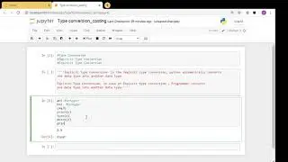 Type conversion Implicit Explicit ( Python )