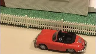 Schuco Porsche 356 HO Scale Edition 1/87 Diecast Cars Collecting Diorama