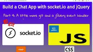 Build a Chat App with socket.io and jQuery, Part 4