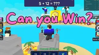 Could you Win? Math Tower Race - Roblox