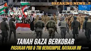 🔴KIBARKAN BENDERA INDO & PALESTINA‼️SELURUH PASUKAN PBB-TNI & WARGA GAZA RAYAKAN KEMENANGAN BESAR