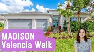 NEW CONSTRUCTION HOME TOUR IN FLORIDA - MADISON MODEL VALENCIA WALK - RIVERLAND - PORT SAINT LUCIE