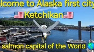 wellcome to Alaska first city Ketchikan..!The Salmon capital of the world 🌎..!