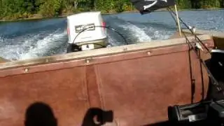 johnson 50 hp  test run 1972 motor