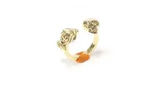 Anchor and Skull Engagement Ring Gothic Skull and Anchor Ring Gold