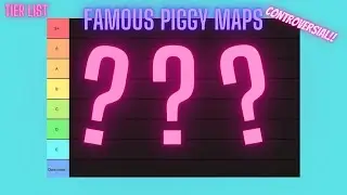 Ranking Famous Piggy Build Mode Maps! (Tier List) *CONTROVERSIAL* | Roblox