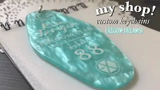my custom kai keychains are here! | dreamxlab unboxing: erigom dreams