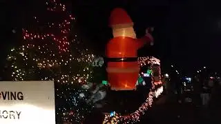 Upper Lake CA Lights Parade #parade #magical #happy #christmas #lightparade #upperlake #happiness 🩵😇
