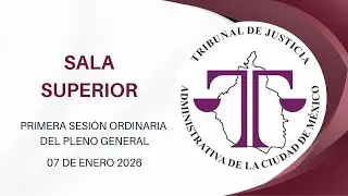 Primera Sesión Ordinaria del Pleno General del TJACDMX