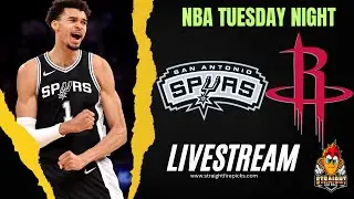 Spurs vs Rockets NBA Tuesday Night Livestream! Game Audio and Watch Party!