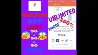 freecharge app 2017 new unlimited loot tricks
