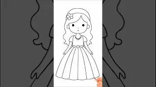 How to Draw a Disney Princess in a Simplified Way?