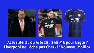 Actualit&eacute; OL du 4 juin 25 : Vente de Palace, Rayan Cherki, Danilo...