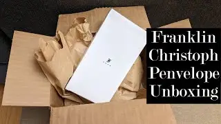 Franklin Christoph Penvelope Unboxing - 3 Pen Case in Merlot