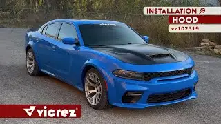 How to Install Vicrez Redeye Hood VZ102319 + Widebody Kit VZ102199 and Full Car Wrap VZV10148