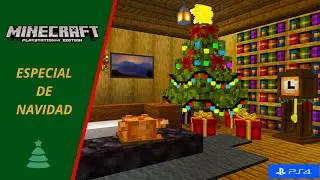 PASAMOS una NAVIDAD en CASA de un SOLO COLOR ROJO en Minecraft