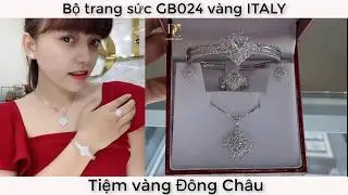 Trang sức bộ v&agrave;ng &yacute; gb024