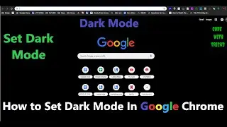 How To Enable dark mode in Google Chrome || Easy way