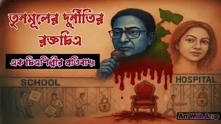 Corruption in India drawing //Powerful Watercolor Painting //Meaningful Art for Change