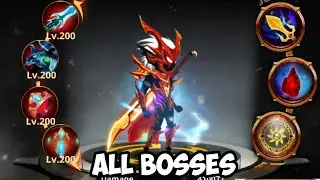 Stickman Legends All Boss Fight With Legendary Sword & Skills