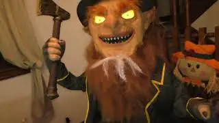 Cursed Clover Leprechaun 2025 Home Depot Animatronic Prop, Home Accents Gruesome Grounds Collection