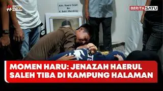 Suasana Haru Kedatangan Jenazah Haerul Saleh di Kabupaten Kolaka #beritasatu