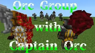 Orc Group with Captain Orc Boss Fight (Conflictic Honor Add-on)