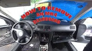How to Remove an MK4 GTI/Jetta/Golf Dashboard DIY