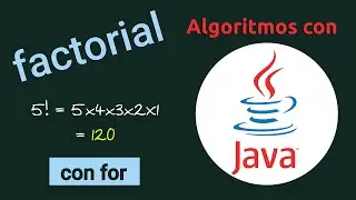 Algoritmo factorial resuelto con FOR | En JAVA ☕️