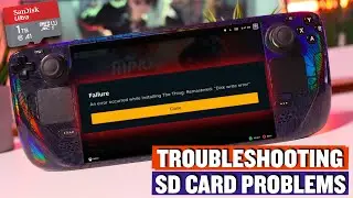 Быстрые решения проблем с SD-картой Steam Deck