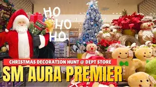 [4K] SM AURA BER MONTH DEPARTMENT STORE TOUR 2025 - CHRISTMAS TREES & DECORATIONS