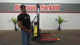 LIFT HERO CDD15-E1CB 3,300lb Electric #2857 - Manual Push Stacker for Sale
