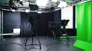 De televisiestudio in
