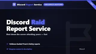 Discord Nuke Report Service to Shut Down a Raid [Fast]