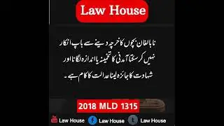 Father can't deny paying minor children expenses.#lawhouse #sajidimran #minor #foryou #fyp #viral