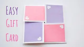 DIY Surprise Gift Card | Easy Cards to Surprise | Fun Paper Crafts #giftcard