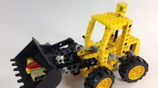 LEGO Technic 8828 Front End Loader - Vintage 1992 set review