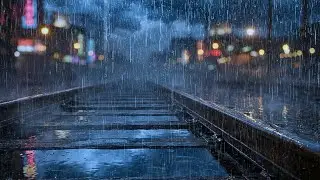 Fast Sleep Hypnosis 🌙 Gentle Rain on Train Tracks for Insomnia Relief