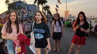Exploring Phnom Penh City 2025 | Walking Tour 4K - Cambodia Relaxing