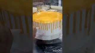 Mango 🥭 glaze jelly cake decoration /Graduation cake /Shorts